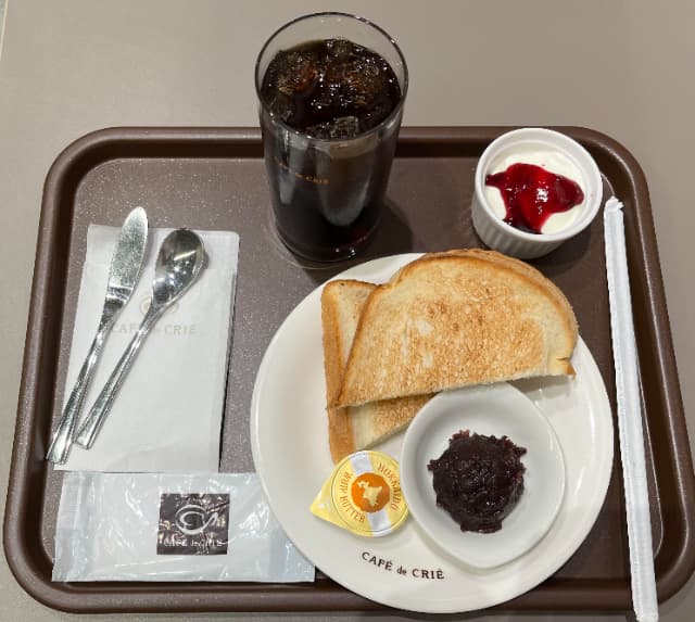 カフェドクリエ蒲田東口店モーニング