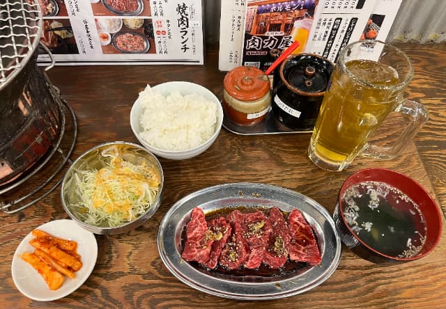 肉力屋蒲田東口店ランチ